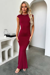 Theodore Maxi Dress - Burgundy