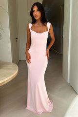 Elai Open Back Maxi Dress - Pink
