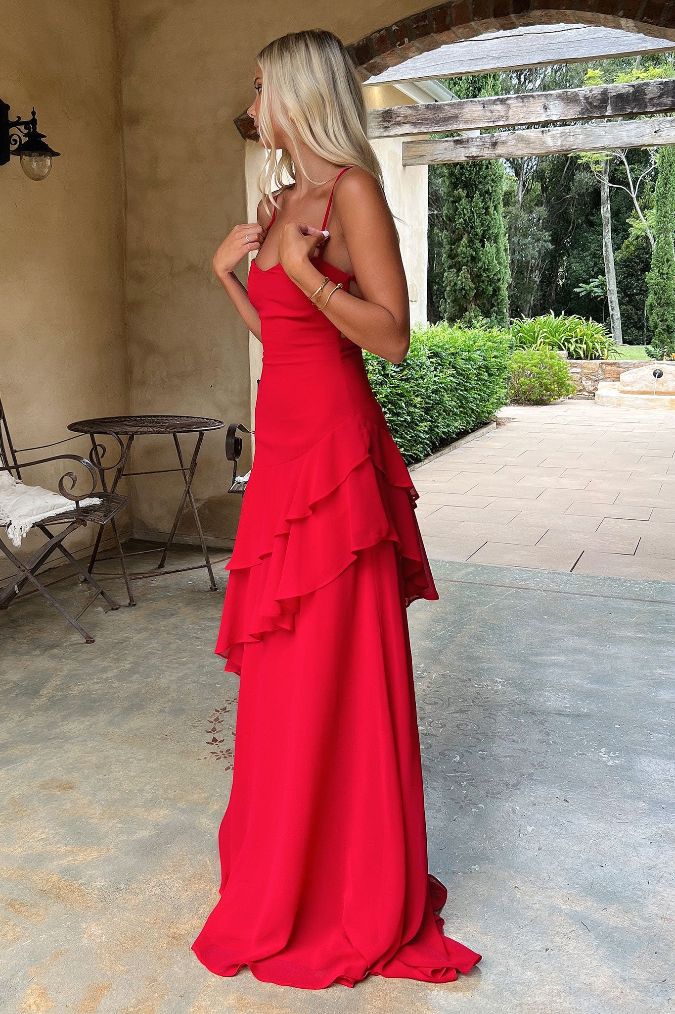 Anais Maxi Dress - Red