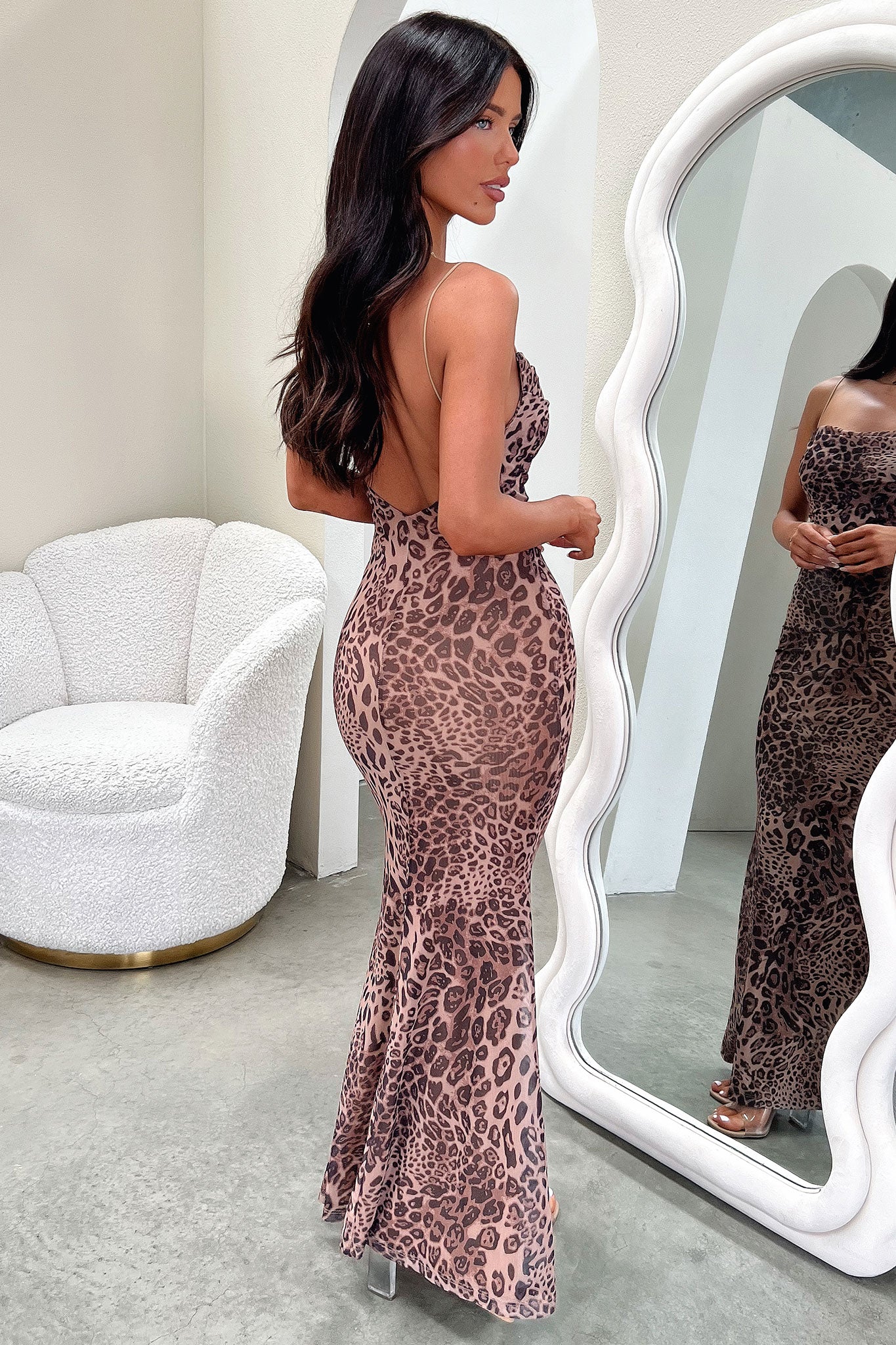 Barb Maxi Dress - Leopard