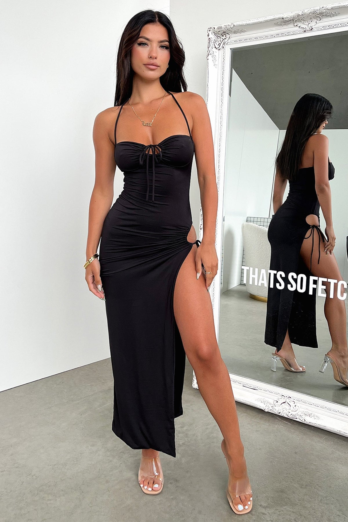 Imana Maxi Dress - Black