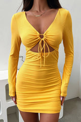 Posie Dress - Mustard