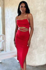 Releck Midi Dress - Red