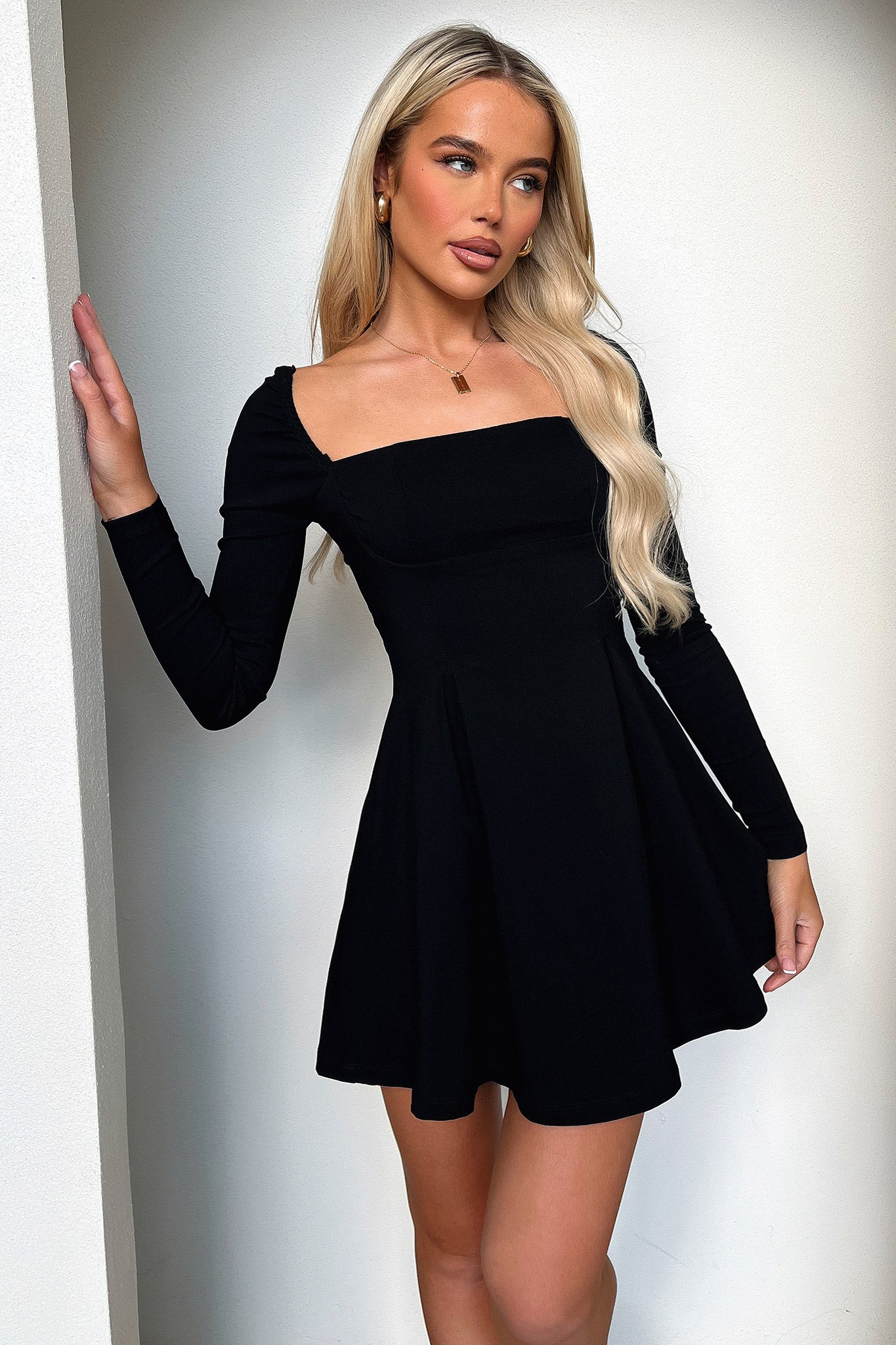 Tabitha Mini Dress - Black