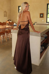 Thora Maxi Dress - Brown